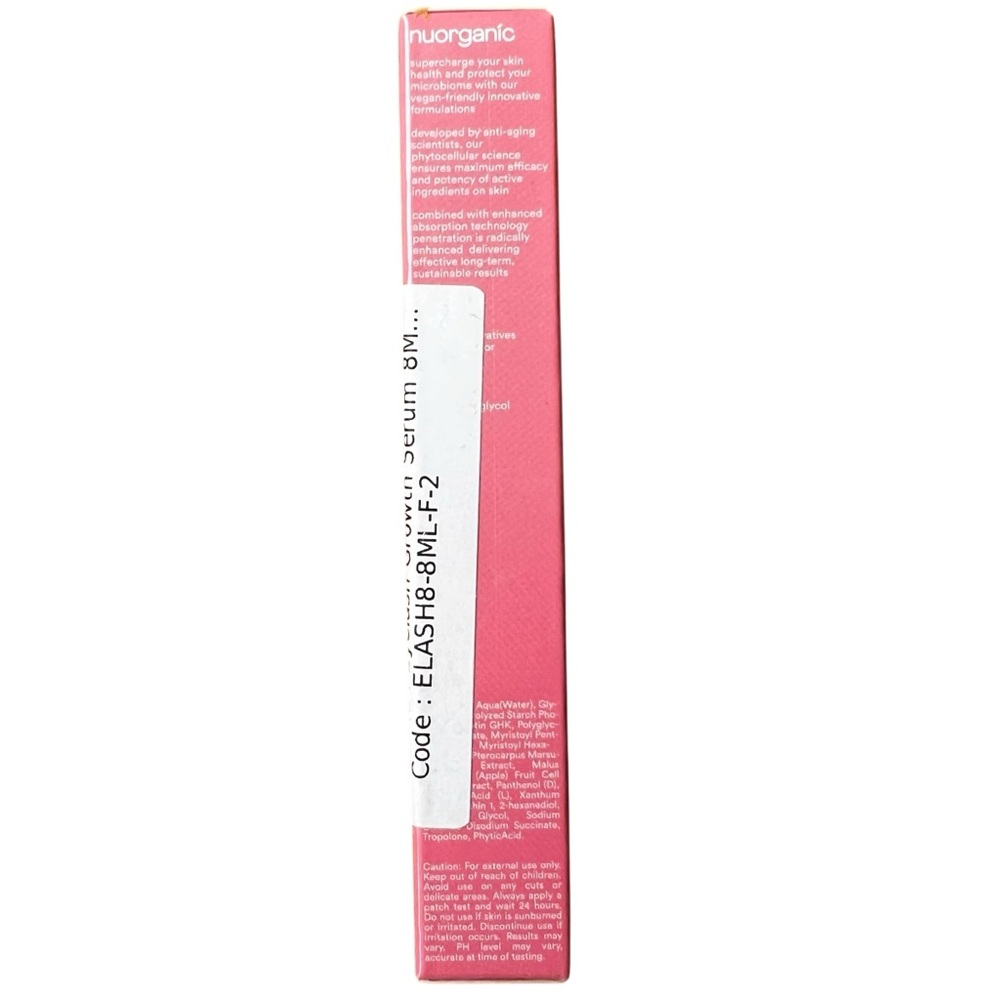 Nuorganic Cosmic Lash Eyelash Growth Serum 8ml Vegan Sealed $55 Retail NEW - Picture 3 of 8